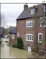 Flooded home