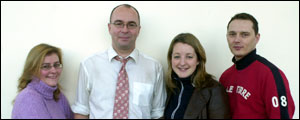 Four of the five BBC News Online slimmers