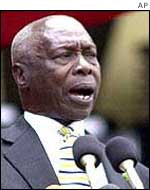 Former Kenyan President Daniel arap Moi