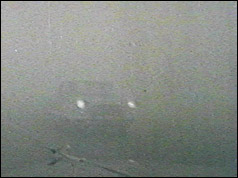 A car in the fog