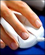 mouse and hand