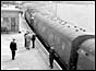 Photo of the carriages of the Post Office train at Cheddington station