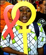 Aids campaigner 