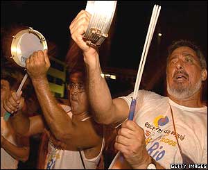 Samba drummers