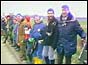 Part of the human chain
