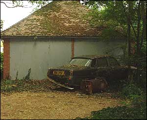 Dilapidated car