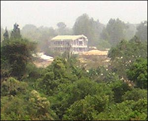 Mansion being built