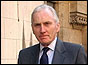 Lord Hutton outside the Royal Courts of Justice