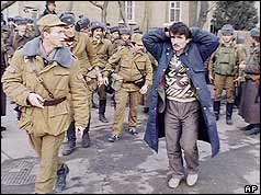 Soldiers in Baku
