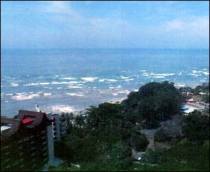 Waves off Malaysia