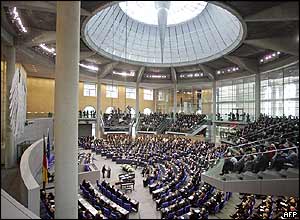 Members of the Bundestag assembled in Berlin