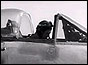 Pilot in cockpit 