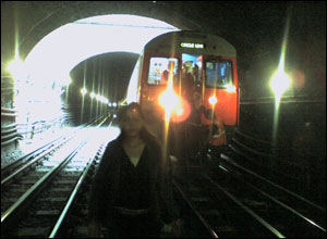 Leaving the train