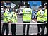 Police cordon after bus attack 
