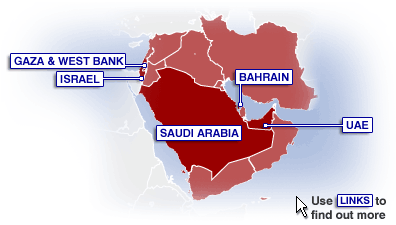 Map of Middle East