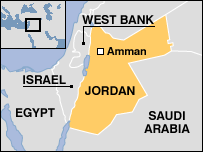Map of Jordan