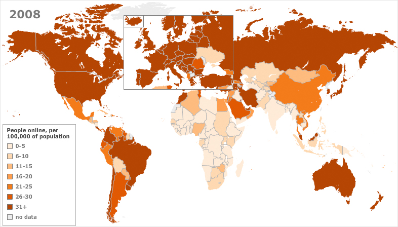 Number of people online