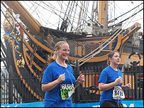 The race passes many famous Portsmouth landmarks