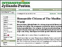 نامه سايت نشريه يولاندز پستن به مسلمانان جهان