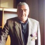 Dad at 80 wearing his medals