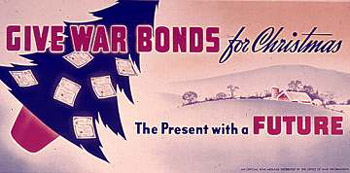 US war bond poster