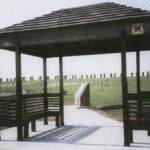 The Changi Lychgates, now at the National Memorial Arboretum at Alrewas