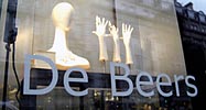 De Beers shop window