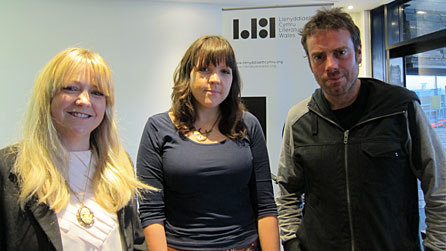 Bethan with Catrin Dafydd and Dewi Prsyor