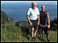 Chris and Nicholas above Lynton