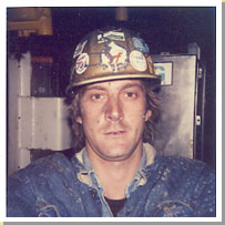 Photograph of oil worker Steve Jeffrey.