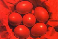 Yr wyau coch traddodiadol