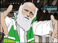 Darwin as a rapper, by SINCRU