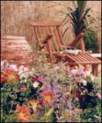 Garden display at The Royal Show 