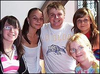 Group photo of youth theatre performers