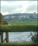 Meon Hill seen from College Farm 