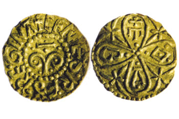 An 8th-century silver penny