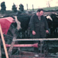 Leith with a slurry mixer he made out scrap in 1975