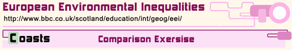 Coasts : Comparison Exercise