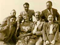 A group of immigrants enjoying a picnic at Margate in 1958