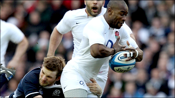 England winger Ugo Monye