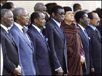 Líderes africanos
