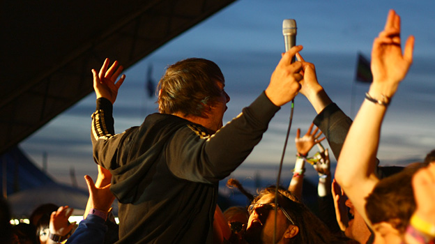Shockparade on the BBC Introducing stage