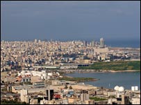 View over Beirut