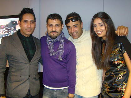 20 Nov 09 - Shay & Jeet from The Family with Raj & Pablo