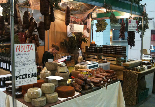 Meat stall at Real Food Festival
