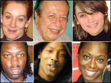 Montage of people from the Great Expectations documentary series