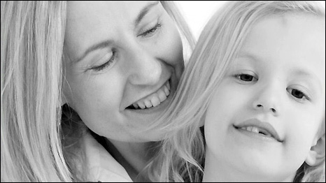 Leigh Wengler and her daughter