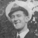 Lieutenant Graham Rouse RNVR, pictured in Hyde Park ca. 1945