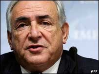 O diretor-gerente do FMI, Dominique Strauss-Kahn