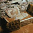 A stone bed